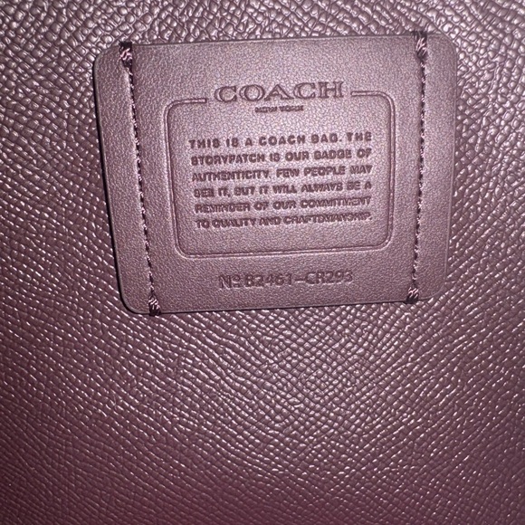 Coach Mollie Tote Cherry - Picture 7 of 7